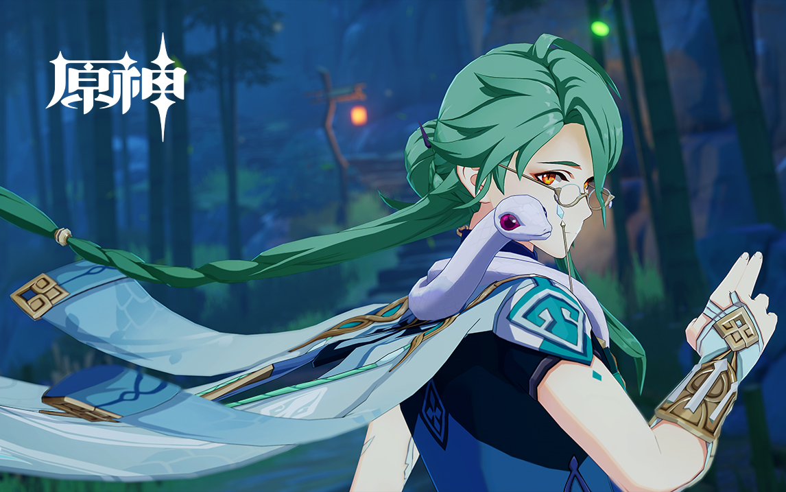 同人逼死官方，白术PV角色演示都被大佬承包，原神二创也太卷了